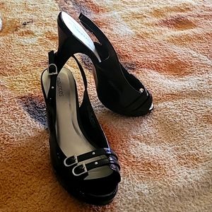 Maurices Black Patten Shoes